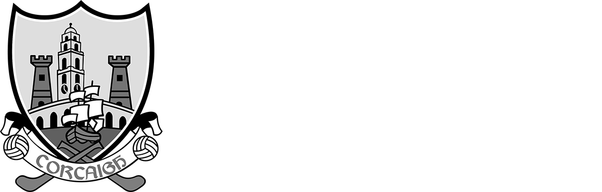 Cork GAA crest with ship and towers emblem.